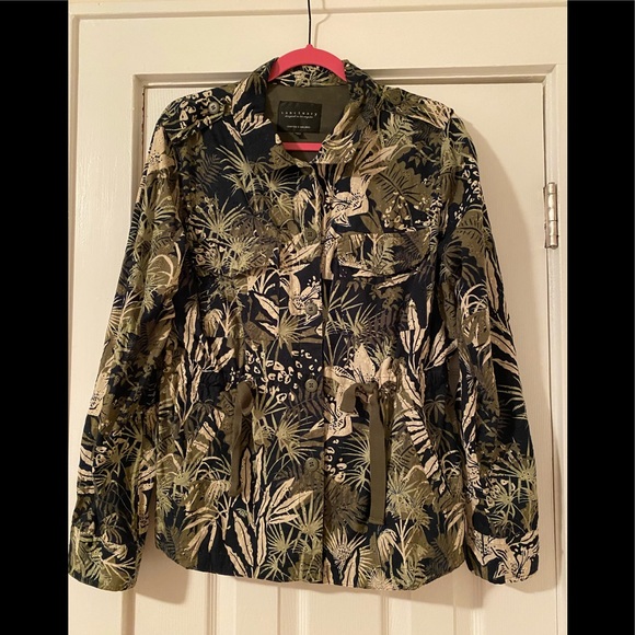 Sanctuary cotton jungle print top L - Picture 3 of 10